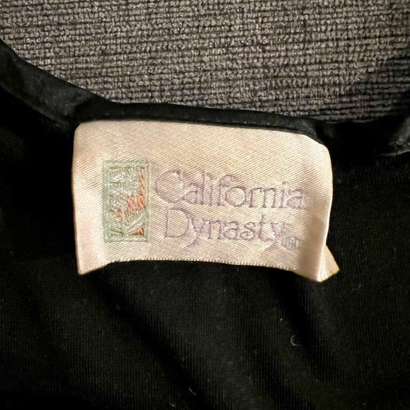 Vintage California Dynasty Velvet & Satin Chemise Sexy Slip Lingerie - Picture 6 of 8